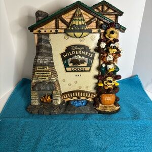 Disney Wilderness Lodge Character Frame with Brown and Green Accents